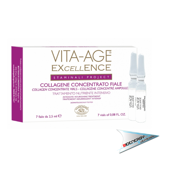 Bottega di Lunga Vita-VITA AGE EXCELLENCE COLLAGENE CONCENTRATO (Conf. 7 fiale da 2,5 ml)     